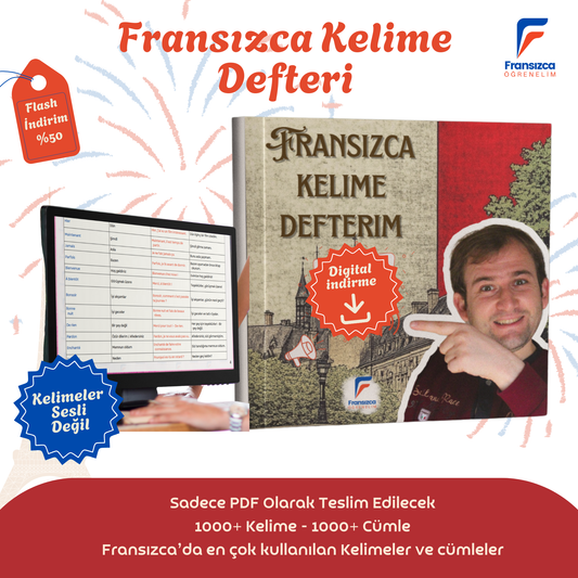 1000+ Fransızca Kelime ve Kullanımı | Fransızca Kelime Defteri