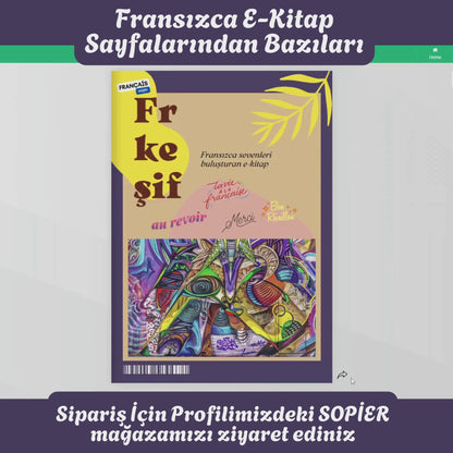 Fransızca A1-A2 E-Kitap: Görsellerle Kolay ve Etkili Dil Öğrenimi